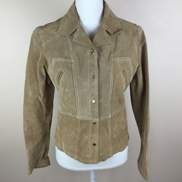 Wilsons Leather Jackets & Blazers - Wilsons Tan Leather M Womens Jacket